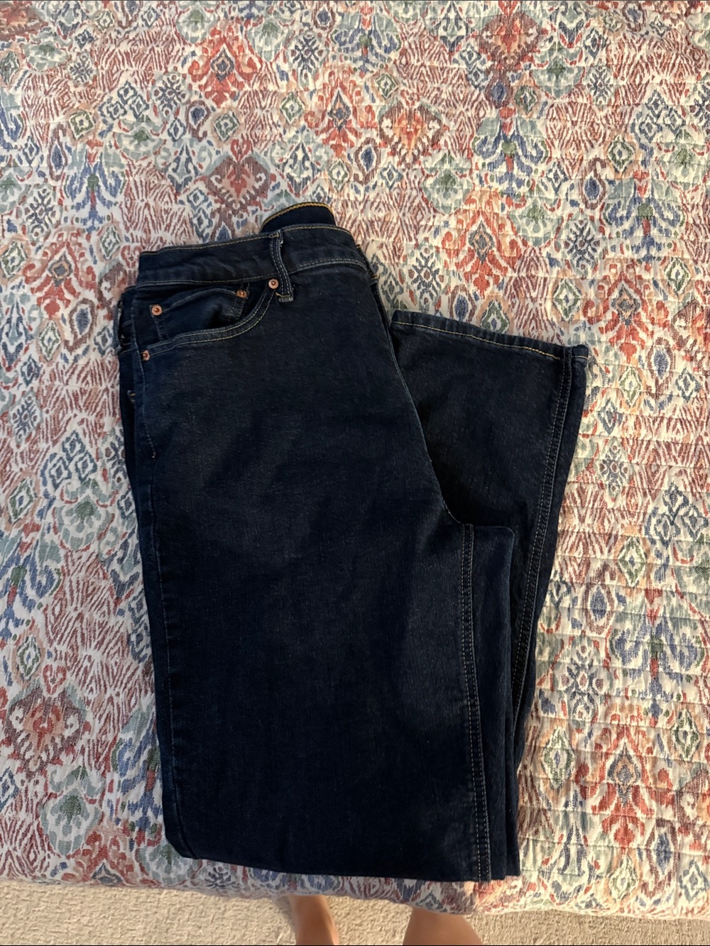 Levi's Relaxed Straight-Leg Jeans in Dark Indigo